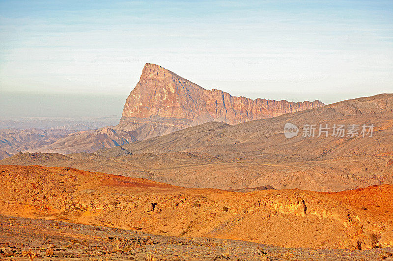 Al Hajar山脉的山峰